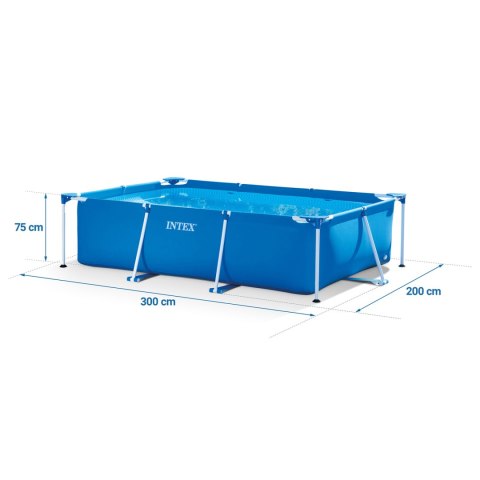 Basen ogrodowy stelażowy 300 x 200 x 75 cm 15w1 INTEX 28272 + maszynka do baniek GRATIS INTEX Basen ogrodowy stelażowy 300 x 200 x 75 cm 15w1 INTEX 28272 + maszynka do baniek GRATIS INTEX