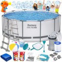 Basen ogrodowy stelażowy 366 x 122 cm 18w1 Bestway 56420 + maszynka do baniek GRATIS Bestway