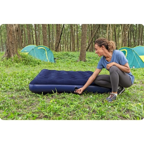 Materac dmuchany 191x132x22 cm z pompką tłokową Bestway 67002 Bestway Materac dmuchany 191x132x22 cm z pompką tłokową Bestway 67002 Bestway