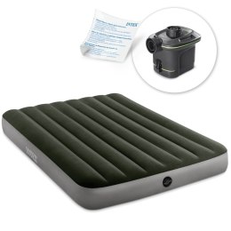 Materac dmuchany 191x137x25 cm z pompką elektryczną INTEX 64778 INTEX