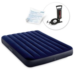 Materac dmuchany 191x137x25 cm z pompką tłokową INTEX 64758 INTEX