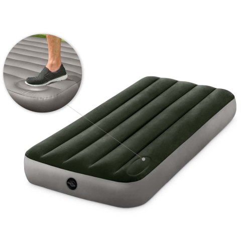 Materac dmuchany 191x79x25 cm z wbudowaną pompką nożną INTEX 64760 INTEX Materac dmuchany 191x79x25 cm z wbudowaną pompką nożną INTEX 64760 INTEX