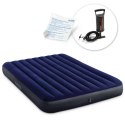 Materac dmuchany 203x152x25 cm z pompką tłokową INTEX 64759 INTEX