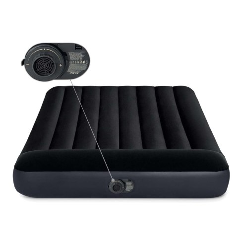 Materac dmuchany 203x152x25 cm z wbudowaną pompką elektryczną INTEX 64150 INTEX Materac dmuchany 203x152x25 cm z wbudowaną pompką elektryczną INTEX 64150 INTEX