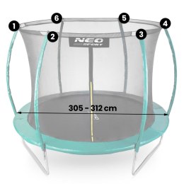 Siatka wewnętrzna do trampolin 312 cm 10ft Neo-Sport Neo-Sport