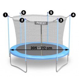 Siatka wewnętrzna do trampoliny 312cm 10ft Neo-Sport Neo-Sport