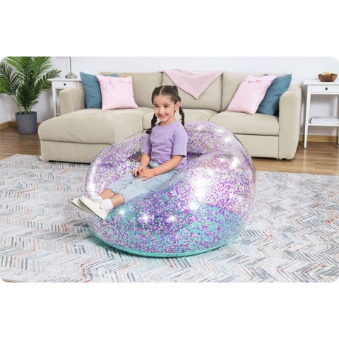 Fotel dmuchany z brokatem Bestway 75115 Bestway Fotel dmuchany z brokatem Bestway 75115 Bestway