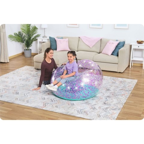 Fotel dmuchany z brokatem Bestway 75115 Bestway Fotel dmuchany z brokatem Bestway 75115 Bestway