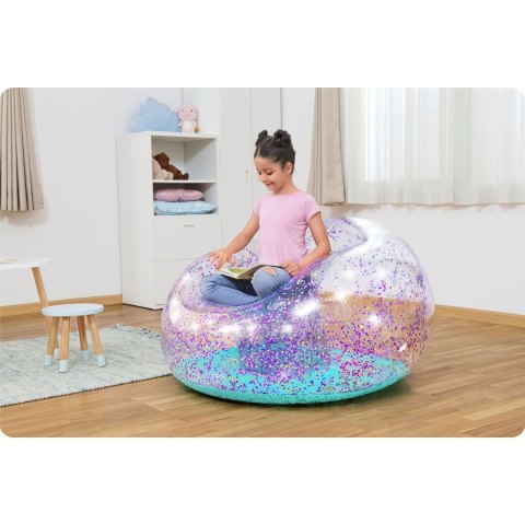 Fotel dmuchany z brokatem Bestway 75115 Bestway Fotel dmuchany z brokatem Bestway 75115 Bestway