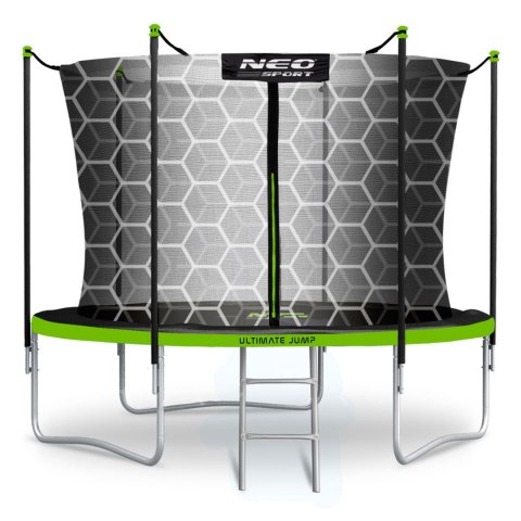Trampolina ogrodowa 10ft/312cm z siatką wewnętrzną i drabinką Neo-Sport Neo-Sport Trampolina ogrodowa 10ft/312cm z siatką wewnętrzną i drabinką Neo-Sport Neo-Sport
