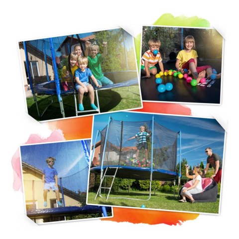Trampolina ogrodowa 10ft/312cm z siatką wewnętrzną i drabinką Neo-Sport Neo-Sport Trampolina ogrodowa 10ft/312cm z siatką wewnętrzną i drabinką Neo-Sport Neo-Sport
