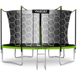 Trampolina ogrodowa 13ft/404cm z siatką wewnętrzną i drabinką Neo-Sport Neo-Sport