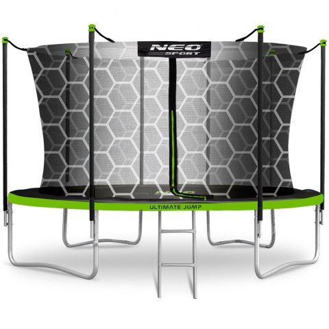 Trampolina ogrodowa 13ft/404cm z siatką wewnętrzną i drabinką Neo-Sport Neo-Sport Trampolina ogrodowa 13ft/404cm z siatką wewnętrzną i drabinką Neo-Sport Neo-Sport