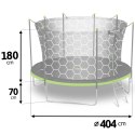 Trampolina ogrodowa 13ft/404cm z siatką wewnętrzną i drabinką Neo-Sport Neo-Sport