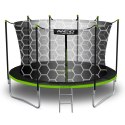 Trampolina ogrodowa 13ft/404cm z siatką wewnętrzną i drabinką Neo-Sport Neo-Sport