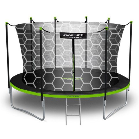 Trampolina ogrodowa 13ft/404cm z siatką wewnętrzną i drabinką Neo-Sport Neo-Sport Trampolina ogrodowa 13ft/404cm z siatką wewnętrzną i drabinką Neo-Sport Neo-Sport
