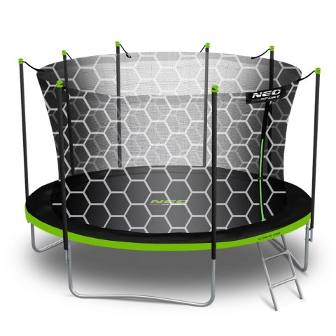 Trampolina ogrodowa 13ft/404cm z siatką wewnętrzną i drabinką Neo-Sport Neo-Sport Trampolina ogrodowa 13ft/404cm z siatką wewnętrzną i drabinką Neo-Sport Neo-Sport