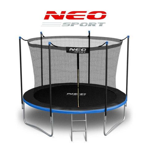 Trampolina ogrodowa 6ft/183cm z siatką wewnętrzną i drabinką Neo-Sport Neo-Sport Trampolina ogrodowa 6ft/183cm z siatką wewnętrzną i drabinką Neo-Sport Neo-Sport