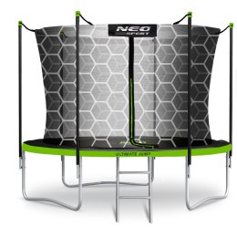 Trampolina ogrodowa 6ft/183cm z siatką wewnętrzną i drabinką Neo-Sport Neo-Sport