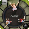 Trampolina ogrodowa 6ft/183cm z siatką zewnętrzną i drabinką Neo-Sport Neo-Sport