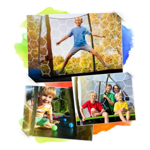 Trampolina ogrodowa 8ft/252cm z siatką wewnętrzną i drabinką Neo-Sport Neo-Sport Trampolina ogrodowa 8ft/252cm z siatką wewnętrzną i drabinką Neo-Sport Neo-Sport