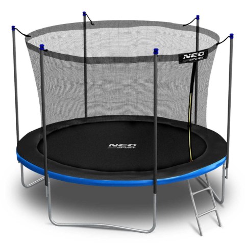 Trampolina ogrodowa 8ft/252cm z siatką wewnętrzną i drabinką Neo-Sport Neo-Sport Trampolina ogrodowa 8ft/252cm z siatką wewnętrzną i drabinką Neo-Sport Neo-Sport