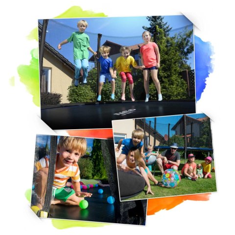 Trampolina ogrodowa 8ft/252cm z siatką wewnętrzną i drabinką Neo-Sport Neo-Sport Trampolina ogrodowa 8ft/252cm z siatką wewnętrzną i drabinką Neo-Sport Neo-Sport