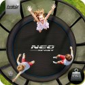 Trampolina ogrodowa 8ft/252cm z siatką zewnętrzną i drabinką Neo-Sport Neo-Sport