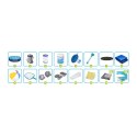 Basen ogrodowy stelażowy 366 x 76 cm zestaw 15w1 Bestway 56681 Bestway