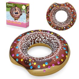 Dmuchane koło plażowe do pływania brązowy Donut 107cm BESTWAY Bestway