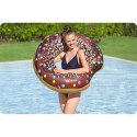 Dmuchane koło plażowe do pływania brązowy Donut 107cm BESTWAY Bestway