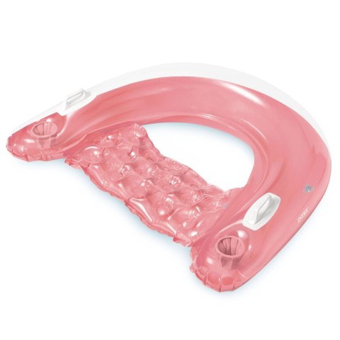 Fotel do pływania z uchwytami 147 x 99 cm różowy INTEX 58859 INTEX Fotel do pływania z uchwytami 147 x 99 cm różowy INTEX 58859 INTEX