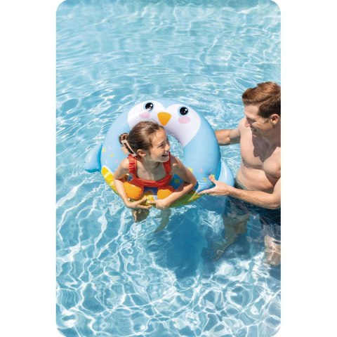 Koło do pływania Pingwin 81 cm INTEX 59266 INTEX Koło do pływania Pingwin 81 cm INTEX 59266 INTEX