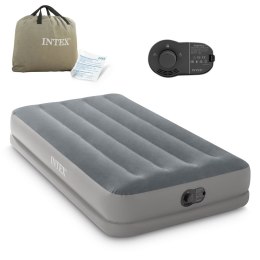 Materac dmuchany 191x 99x30cm z wbudowaną pompką elektryczną INTEX 64112 INTEX
