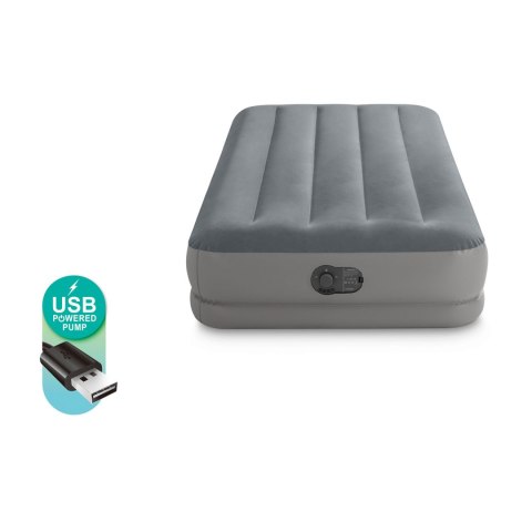 Materac dmuchany 191x 99x30cm z wbudowaną pompką elektryczną INTEX 64112 INTEX Materac dmuchany 191x 99x30cm z wbudowaną pompką elektryczną INTEX 64112 INTEX