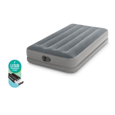 Materac dmuchany 191x 99x30cm z wbudowaną pompką elektryczną INTEX 64112 INTEX Materac dmuchany 191x 99x30cm z wbudowaną pompką elektryczną INTEX 64112 INTEX