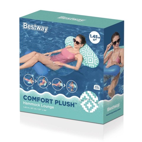 Materac dmuchany do pływania Comfort Plush Bestway 43555 Bestway Materac dmuchany do pływania Comfort Plush Bestway 43555 Bestway