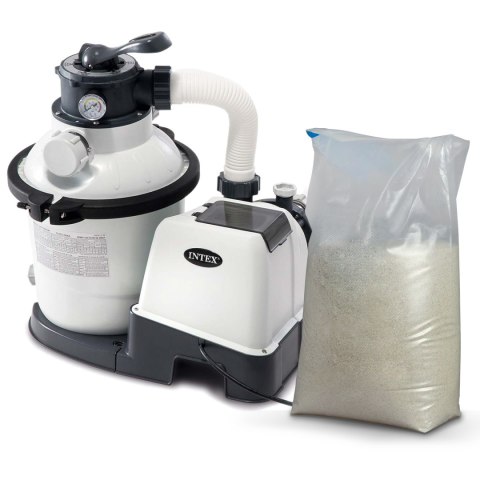 Pompa filtrująca piaskowa 5700 l/h INTEX 26644 + 25 kg piasku INTEX Pompa filtrująca piaskowa 5700 l/h INTEX 26644 + 25 kg piasku INTEX