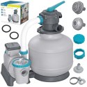 Pompa piaskowa 11355 l/h + piasek 50kg Bestway 58486 Bestway Pompa piaskowa 11355 l/h + piasek 50kg Bestway 58486 Bestway