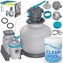 Pompa piaskowa do basenów 11355 L/h Bestway 58486 + tabletki multifunkcyjne Bestway