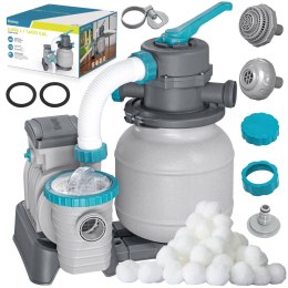 Pompa piaskowa do basenów + kulki filtracyjne 6056 l/h Bestway 58497 Bestway